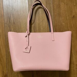 Kate Spade Scotts Place Lida Tote Shoulder Bag Pink Bonnet Mahagony